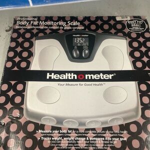 Silver Body Fat Monitoring Scale